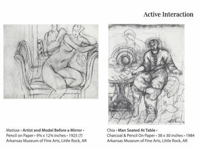 Matisse and Chia Drawings